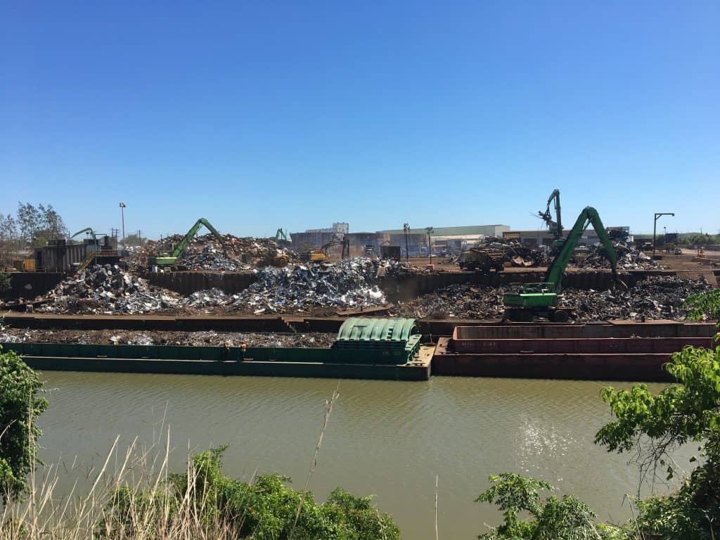 Houston metal recycling facility
