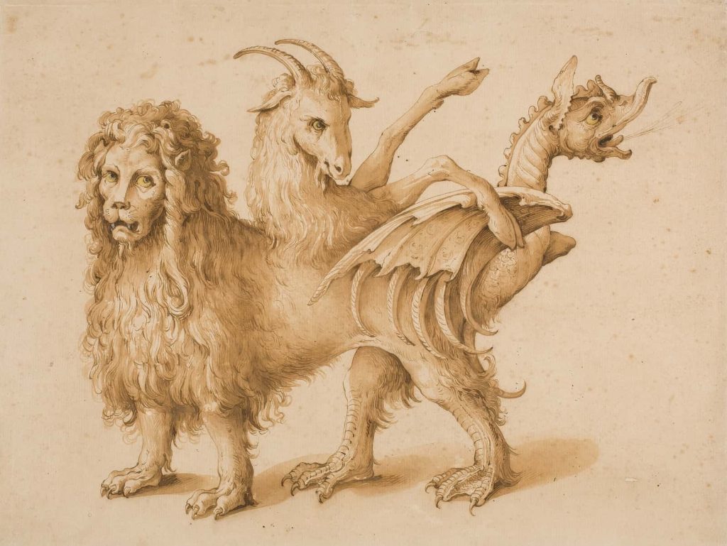A Chimera painting
