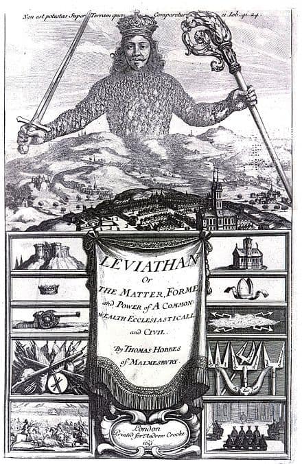 Frontispiece of Leviathan
